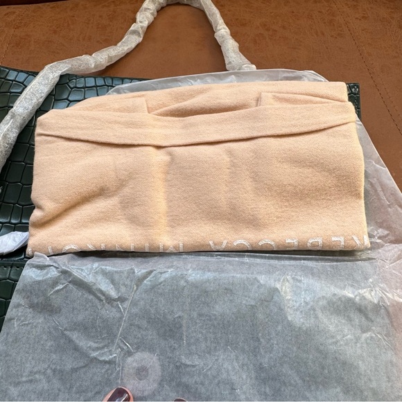 REBECCA MINKOFF LOU CROC EMBOSSED CLUTCH BOTTLE GREEN W GUNMETAL HARDWARE NWT - Picture 9 of 12